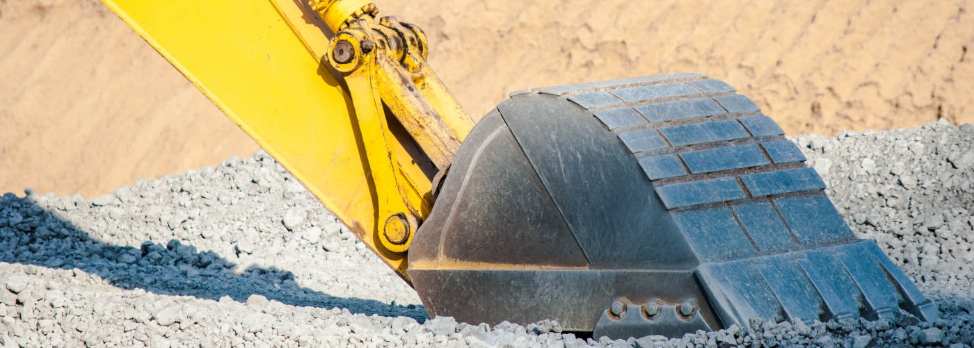 Excavating foundations, Pembrokeshire